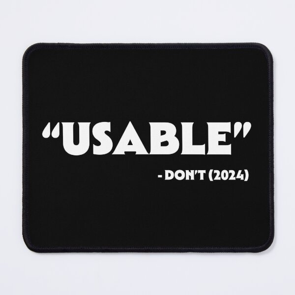 Item preview, "USABLE" Quote from DON'T designed and sold by DevinCoonsMerch.