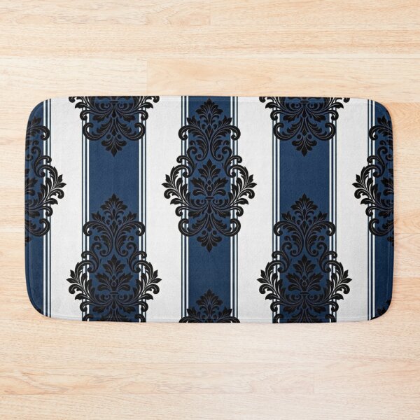 Item preview, Blue & White Striped Black Baroque designed and sold by DesignsByPrnces.