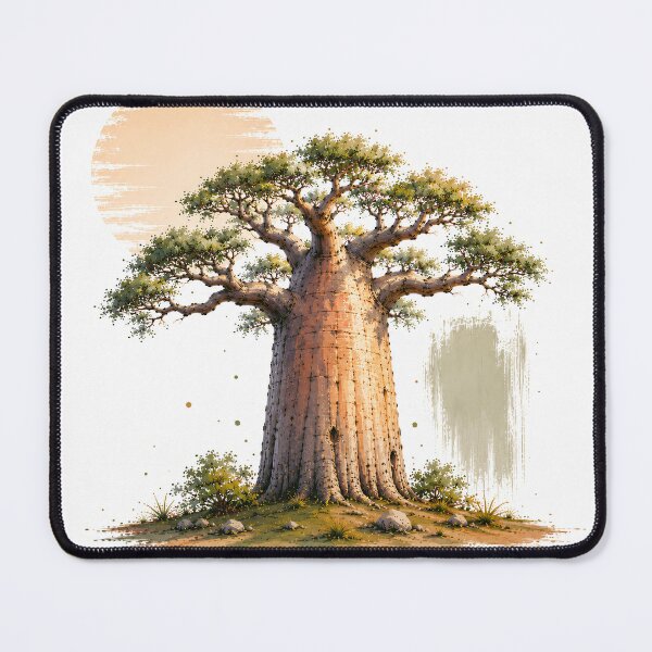 Item preview, Ancient Baobab Watercolor designed and sold by StudioBloodmoon.