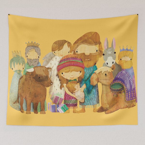 Item preview, Cute Christmas Nativity Scene  designed and sold by Karin Taylor.