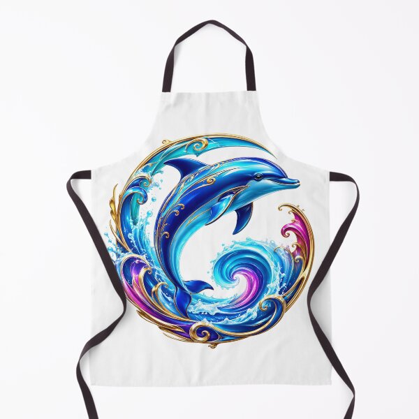 Item preview, Dolphin Wave Spirit designed and sold by syotos-ai.