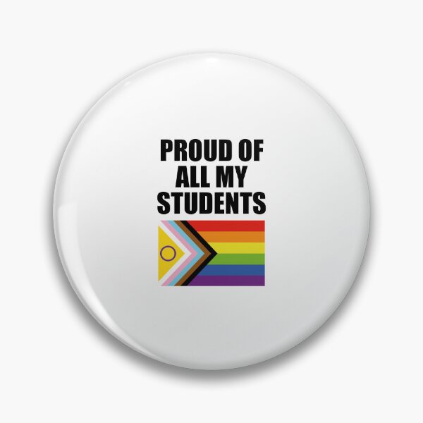 Item preview, Proud of all my students - LGBT Pride inclusive flag - teacher pride designed and sold by Inspirationmotivation.
