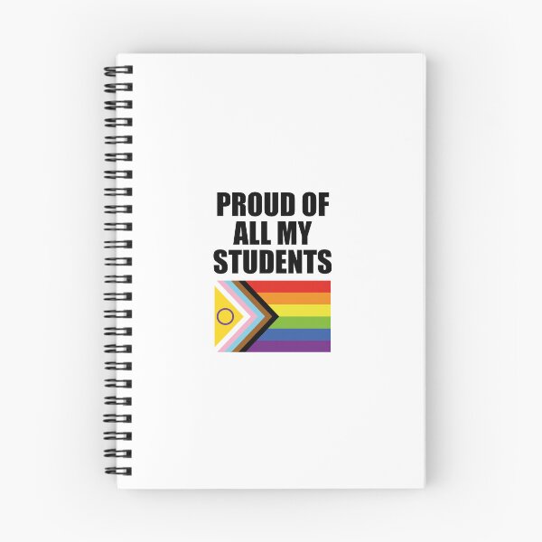 Item preview, Proud of all my students - LGBT Pride inclusive flag - teacher pride designed and sold by Inspirationmotivation.