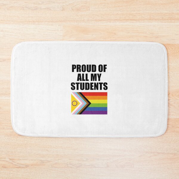 Item preview, Proud of all my students - LGBT Pride inclusive flag - teacher pride designed and sold by Inspirationmotivation.