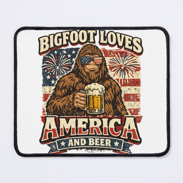 Item preview, Bigfoot Loves America and Beer designed and sold by Bigfoot Fuel Co.