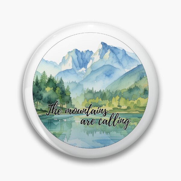Item preview, The mountains are calling designed and sold by Whimsy Avenue.