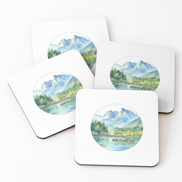 Item preview, The mountains are calling designed and sold by Whimsy Avenue.