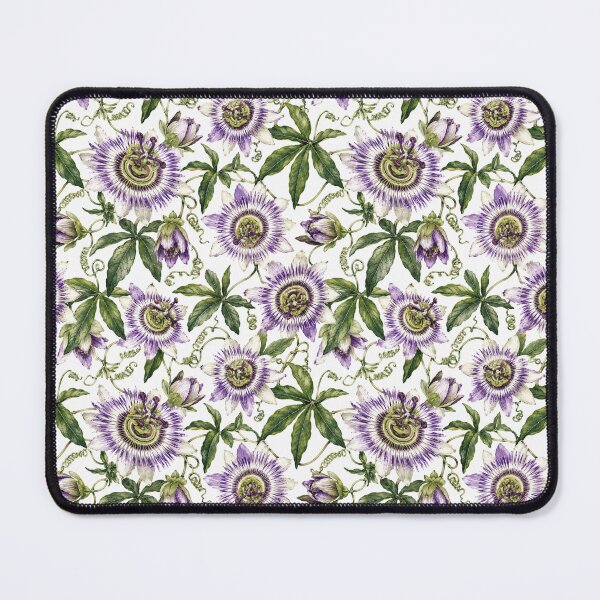 Item preview, Passion Flower Exotic Watercolor Botanical Seamless Pattern designed and sold by Inkworksbyshery.