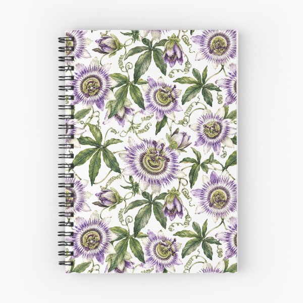 Item preview, Passion Flower Exotic Watercolor Botanical Seamless Pattern designed and sold by Inkworksbyshery.