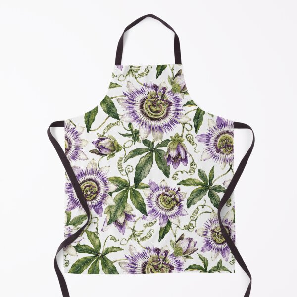 Item preview, Passion Flower Exotic Watercolor Botanical Seamless Pattern designed and sold by Inkworksbyshery.