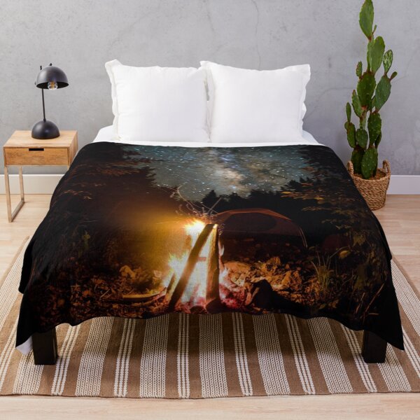 Item preview, Camping Under the Stars | Milky Way Campfire Night designed and sold by Trail Echo Prints.