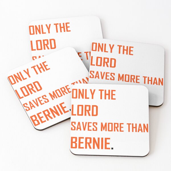 Item preview, Only The Lord Saves More Than Bernie Flyers Orange Black Period T-Shirt  designed and sold by Rolographics1.