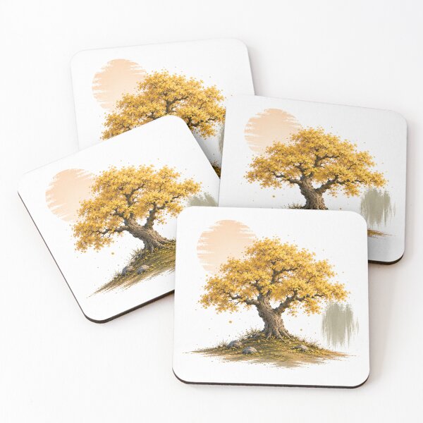 Item preview, Golden Ginkgo Watercolor designed and sold by StudioBloodmoon.