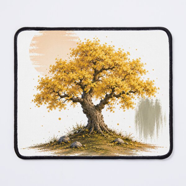 Item preview, Golden Ginkgo Watercolor designed and sold by StudioBloodmoon.