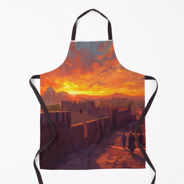 Item preview, Ancient Kano City Walls at Sunset designed and sold by SavannaCanvas.