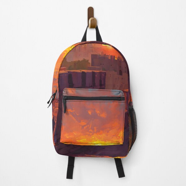 Item preview, Murallas de la antigua ciudad de Kano al atardecer. designed and sold by SavannaCanvas.