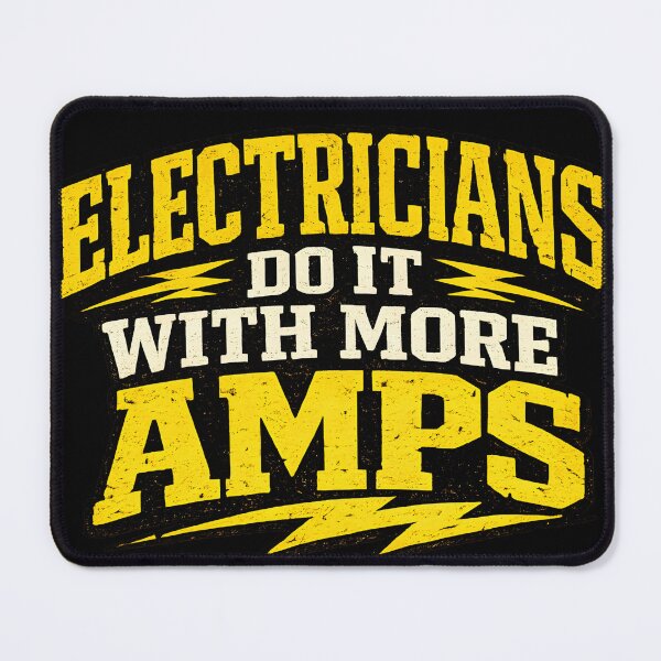 Item preview, Electricians Do It With More Amps — Funny Electrician Humor Tradesman Gift Tee designed and sold by KawaiiOrbit.