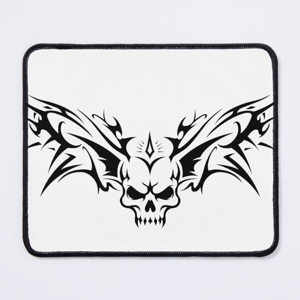 Item preview, Metal skull with wings. Tribal cybergoth designed and sold by Tribalgothss.