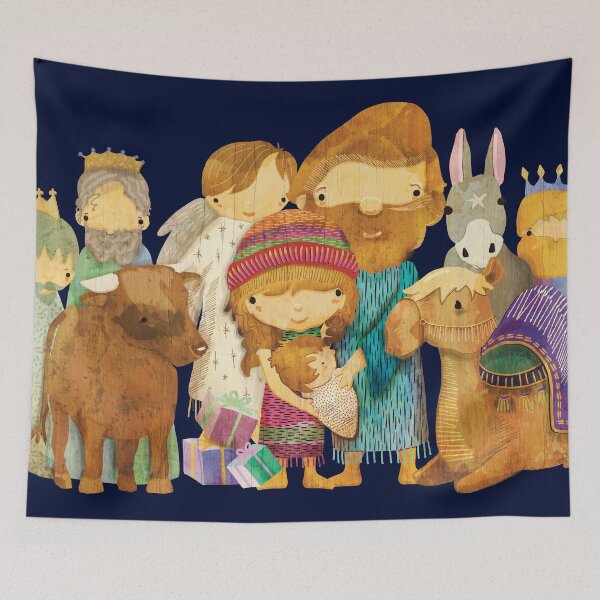 Item preview, Cute Christmas Nativity Scene designed and sold by Karin Taylor.