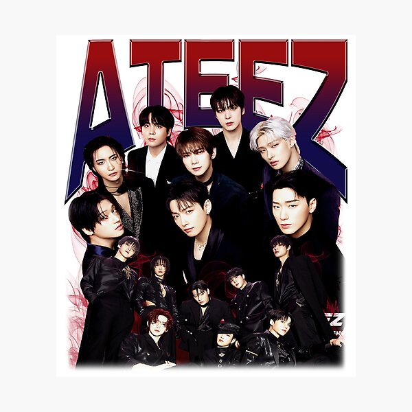 Item preview, Retro Ateez Shirt, Vintage 90s Kpop Shirt, Kpop Comfort Colors Shirt, Ateez Bootleg Tee, Ateez Retro 90s Shirt, Ateez Gifts For Fan designed and sold by BerryHand.