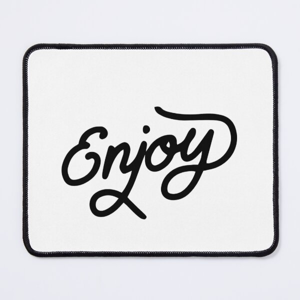 Item preview, Enjoy Minimalist Hand Lettering Design designed and sold by DailyDoodlesBySumbul.
