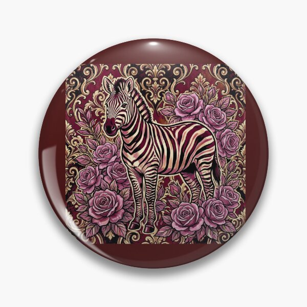 Item preview, Burgundy Zebra & Baroque designed and sold by DesignsByPrnces.