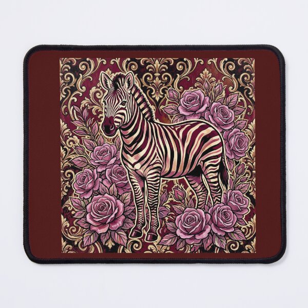 Item preview, Burgundy Zebra & Baroque designed and sold by DesignsByPrnces.