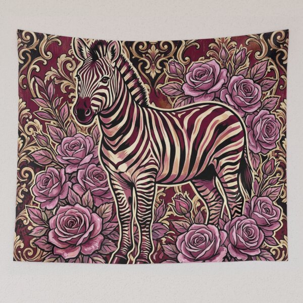 Item preview, Burgundy Zebra & Baroque designed and sold by DesignsByPrnces.