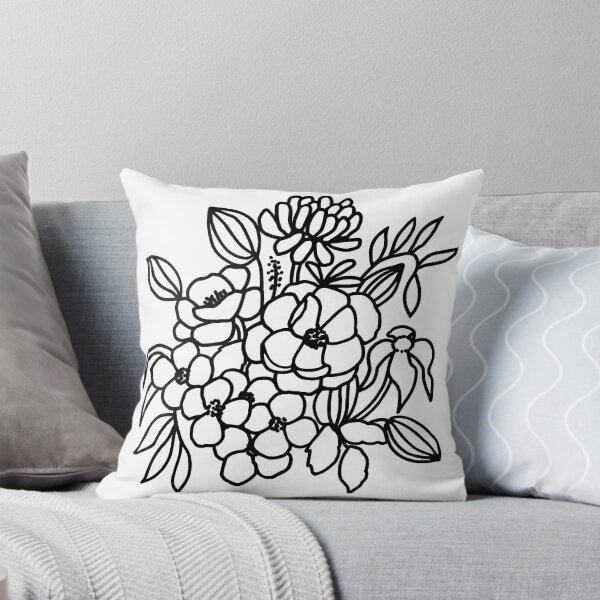Item preview, Hand Drawn Floral Bouquet Coloring Page designed and sold by IwonaKpn.