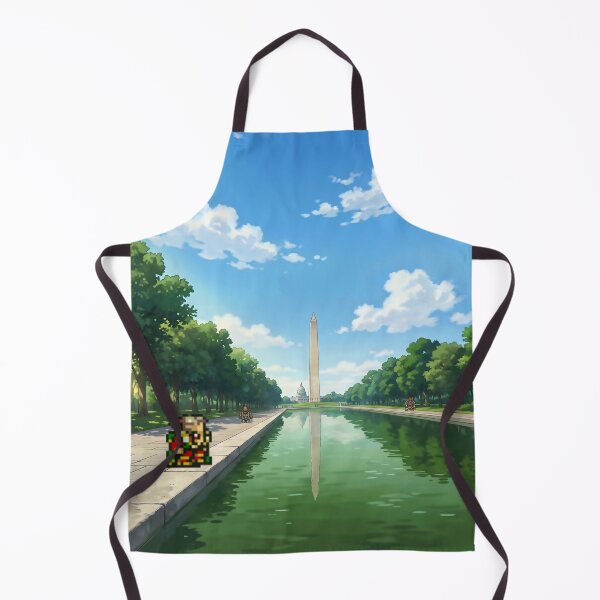 Item preview, Final Fantasy VI - Kefka Contaminating the Reflecting Pool in Washington DC designed and sold by nyanjutsu.