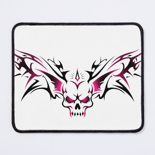 Item preview, Metal skull with wings. Tribal cybergoth designed and sold by Tribalgothss.