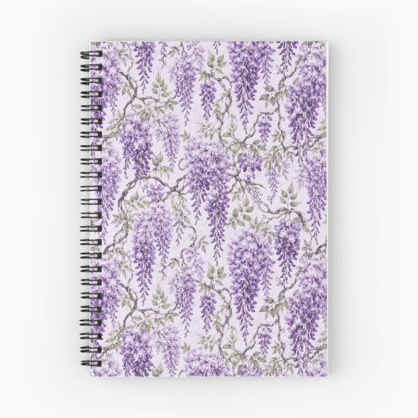 Item preview, Wisteria Purple Rain Watercolor Seamless Floral Pattern designed and sold by Inkworksbyshery.
