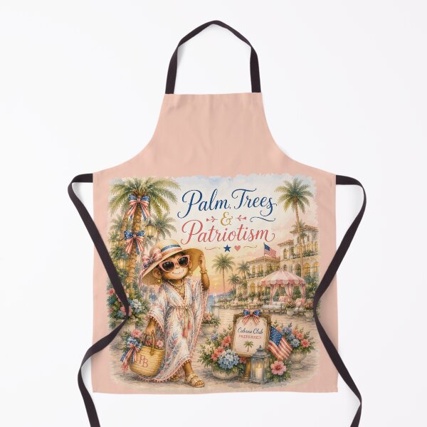 Item preview, Palm Trees & Patriotism™ | Palm Beach Monkey Summer Collection designed and sold by TeelieTurner.