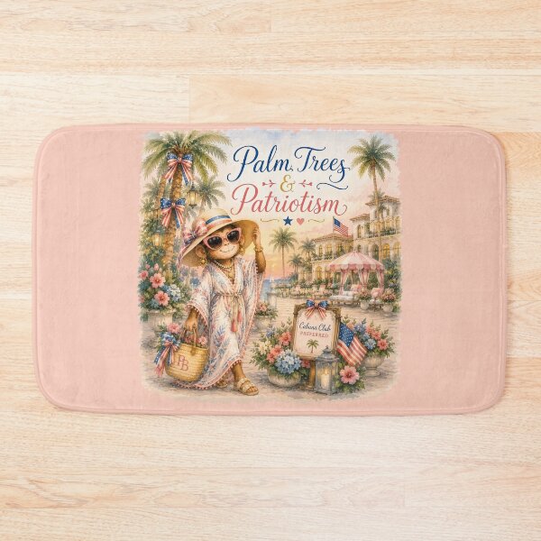 Item preview, Palm Trees & Patriotism™ | Palm Beach Monkey Summer Collection designed and sold by TeelieTurner.