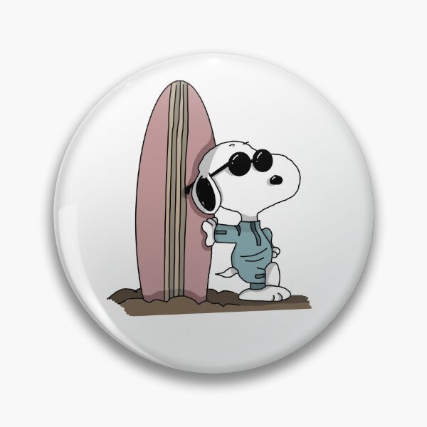 Item preview, Surfboard snoopy designed and sold by Katyslittlestickershop.