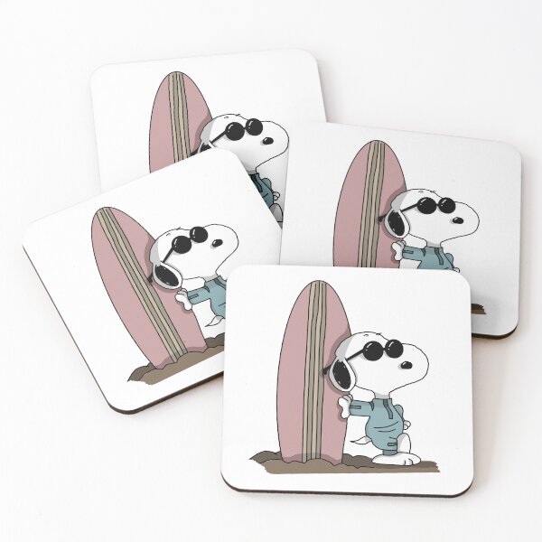 Item preview, Surfboard snoopy designed and sold by Katyslittlestickershop.