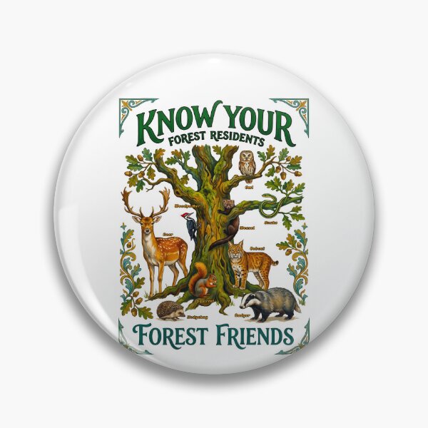 Item preview, Know Your Forest Residents Animal Guide designed and sold by TeeARTHY.