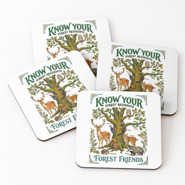 Item preview, Know Your Forest Residents Animal Guide designed and sold by TeeARTHY.