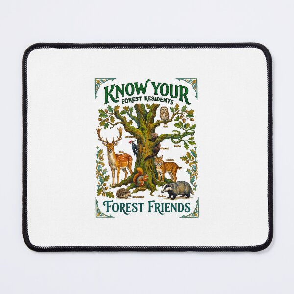 Item preview, Know Your Forest Residents Animal Guide designed and sold by TeeARTHY.
