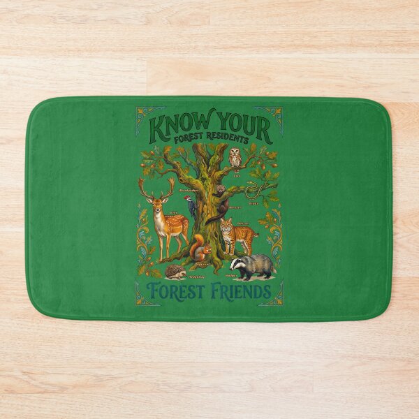 Item preview, Know Your Forest Residents Animal Guide designed and sold by TeeARTHY.