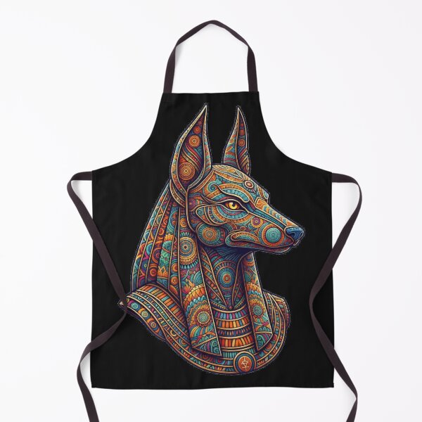 Item preview, Anubis Mandala Portrait - Egyptian God Ornate Geometric Art designed and sold by Exquisite Design Studio „Paculówka”.