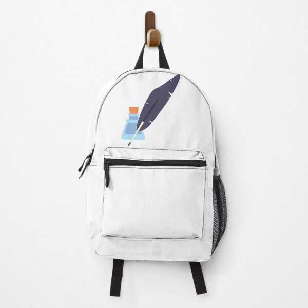 Item preview, Vintage Feather Quill Pen and Inkwell Illustration designed and sold by DailyDoodlesBySumbul.