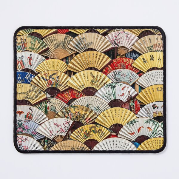 Item preview, Traditional Asian Hand Fans Pattern Art designed and sold by snoWorkshop.