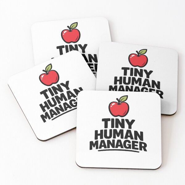Item preview, Tiny Human Manager - Teacher Appreciation designed and sold by EastEndTownie.