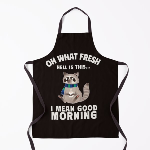 Item preview, OH, WHAT FRESH HELL IS THIS | SASSY RACCOON MORNING HUMOR – SASSY CRITTERS SERIES designed and sold by WitLounge.