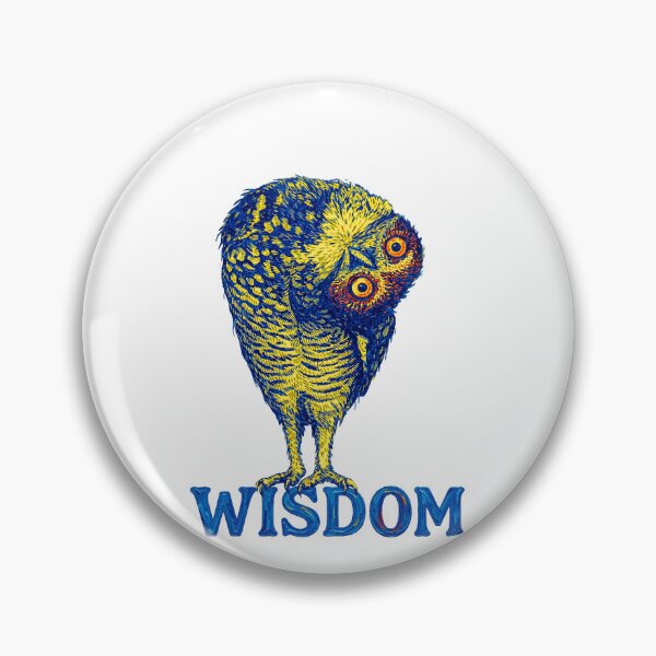 Item preview, Wisdom Owl Intellectual Bird Portrait Art designed and sold by TeeARTHY.