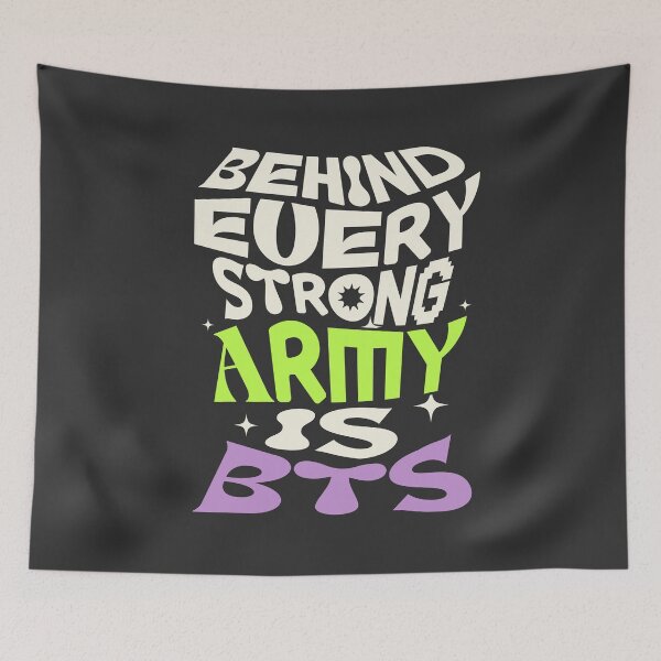Item preview, Behind every strong army is BTS designed and sold by Morcawork.