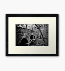 Stone Arch Bridge - Bowman's Hill Framed Print