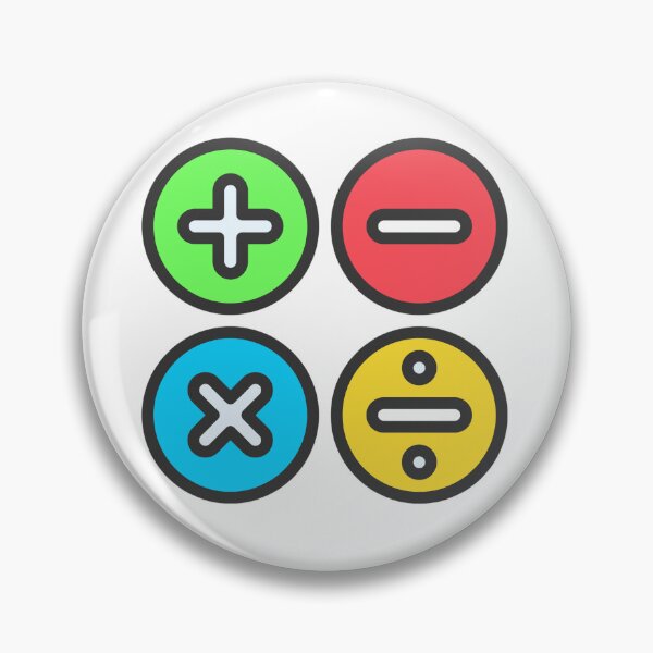 Item preview, Colorful Math Symbols Arithmetic Design designed and sold by DailyDoodlesBySumbul.