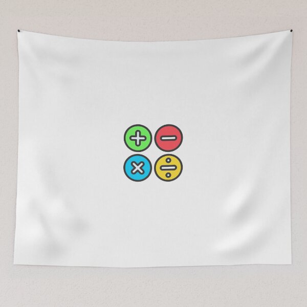 Item preview, Colorful Math Symbols Arithmetic Design designed and sold by DailyDoodlesBySumbul.